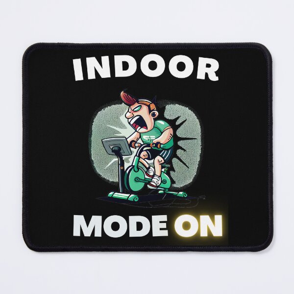 Item preview, Funny spin, funny indoor cycling design - INDOOR MODE ON (2) designed and sold by TourDePassion.