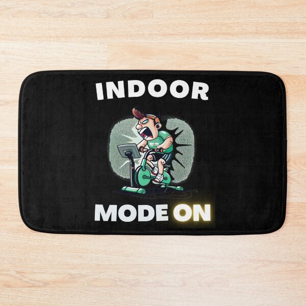 Item preview, Funny spin, funny indoor cycling design - INDOOR MODE ON (2) designed and sold by TourDePassion.