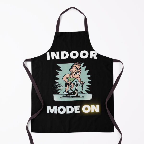 Item preview, Funny spin, funny indoor cycling design - INDOOR MODE ON (3) designed and sold by TourDePassion.