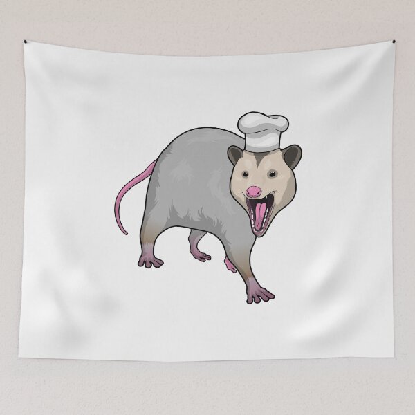 Item preview, Opossum Cook Chef hat designed and sold by Snabdesign84.