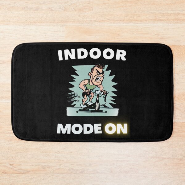 Item preview, Funny spin, funny indoor cycling design - INDOOR MODE ON (3) designed and sold by TourDePassion.