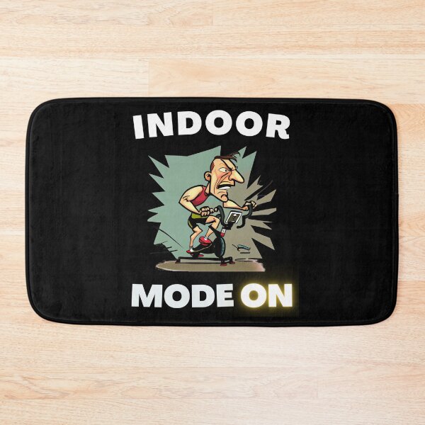 Item preview, Funny spin, funny indoor cycling design - INDOOR MODE ON (4) designed and sold by TourDePassion.