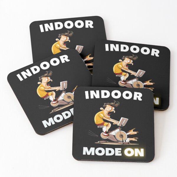 Item preview, Funny spin, funny indoor cycling design - INDOOR MODE ON (5) designed and sold by TourDePassion.