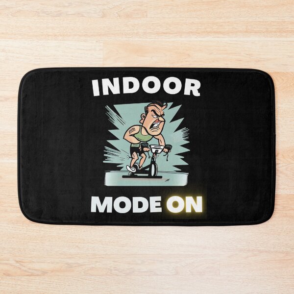 Item preview, Funny spin, funny indoor cycling design - INDOOR MODE ON (8) designed and sold by TourDePassion.