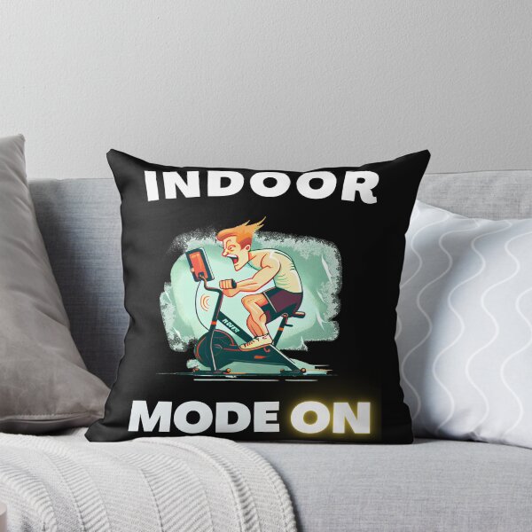 Item preview, Funny spin, funny indoor cycling design - INDOOR MODE ON (9) designed and sold by TourDePassion.
