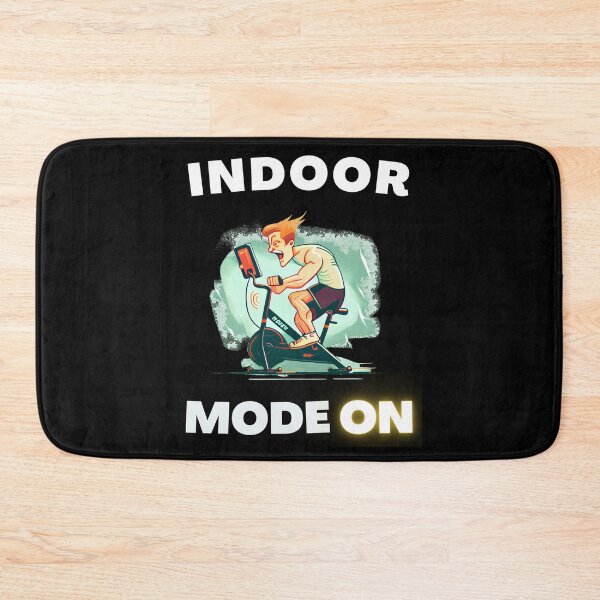 Item preview, Funny spin, funny indoor cycling design - INDOOR MODE ON (9) designed and sold by TourDePassion.