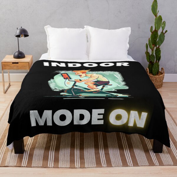 Item preview, Funny spin, funny indoor cycling design - INDOOR MODE ON (9) designed and sold by TourDePassion.