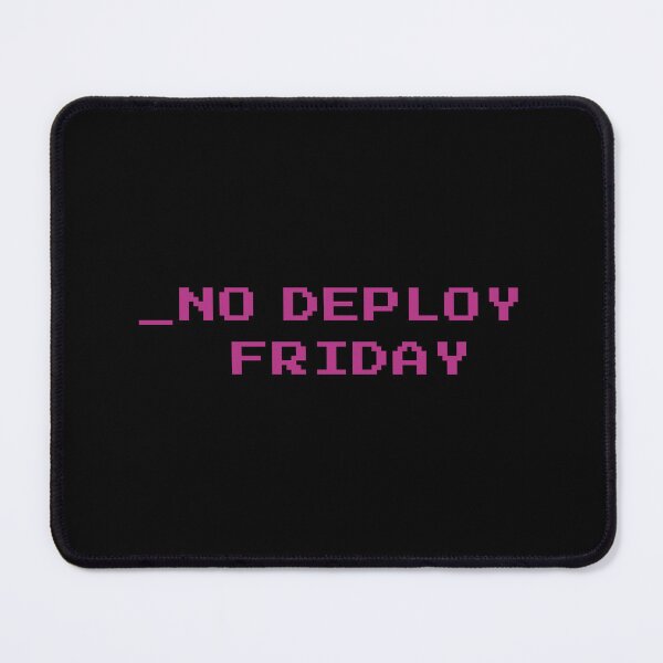 Item preview, No deploy Friday hackers edition purple on black designed and sold by MeditationMind.