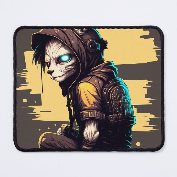 Item preview, Cyber Cat Blackhat Hacker designed and sold by Shaani.