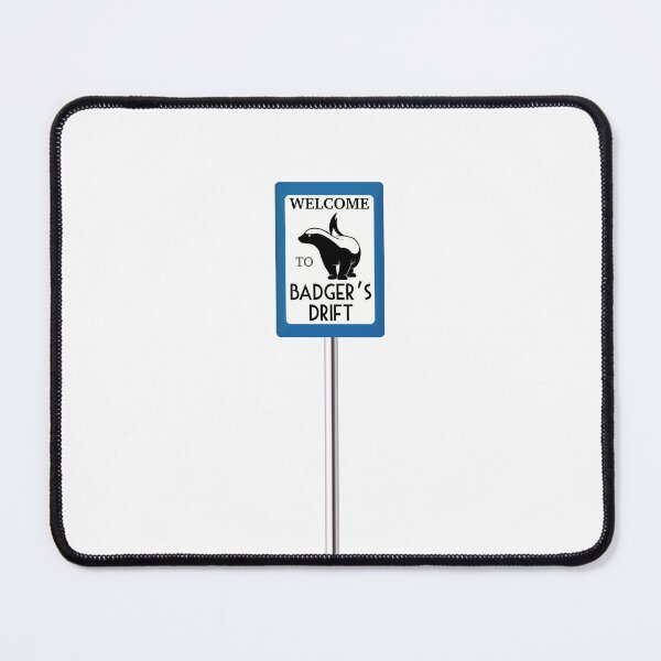 Item preview, Blue Welcome to Midsomer Road Sign designed and sold by PawsitiveMum3.