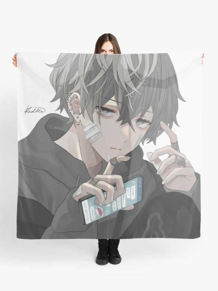 Cute anime boy Metal Print for Sale by Da1vyShop