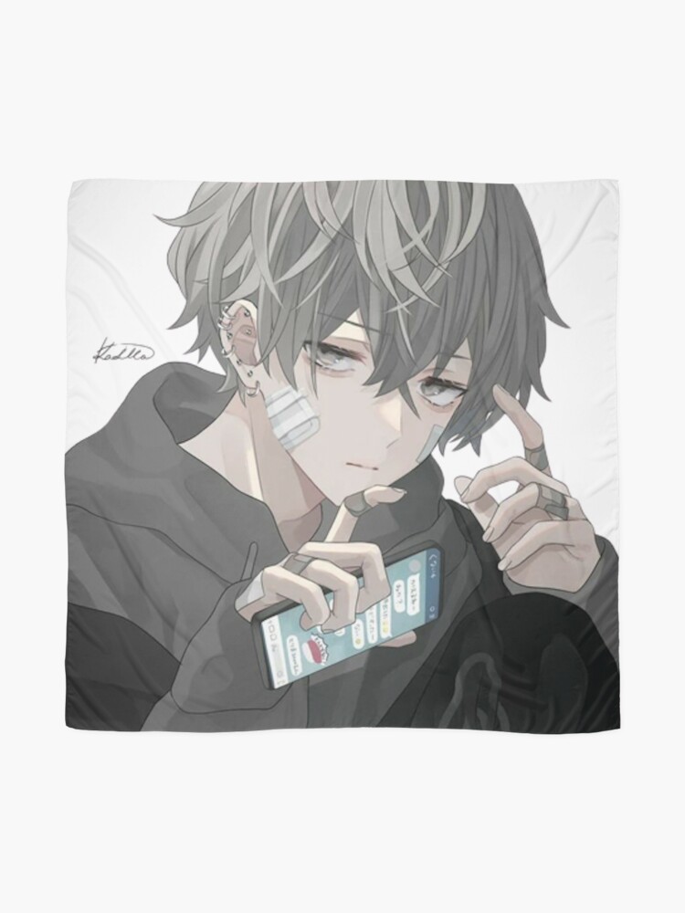 Cute anime boy Metal Print for Sale by Da1vyShop