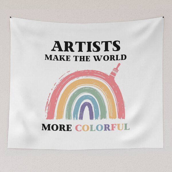 Item preview, Artists make the world more colorful designed and sold by Marti t-shirts.