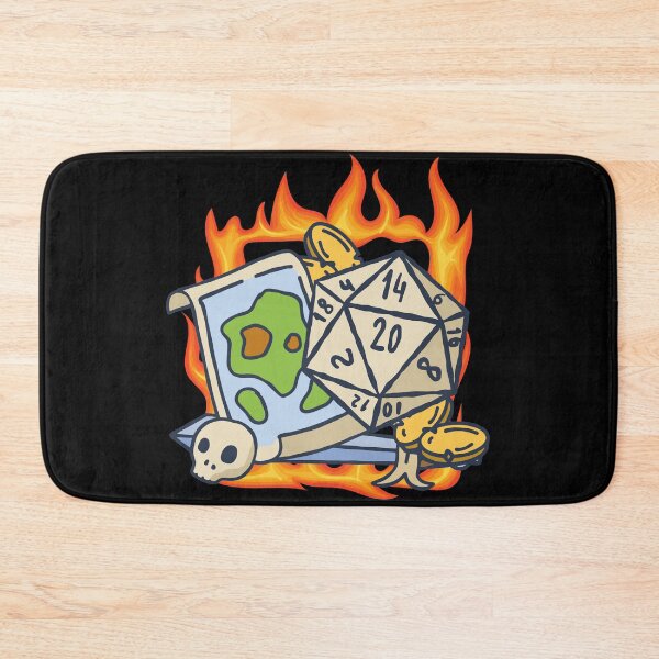 Item preview, DND dice and map  designed and sold by CSDesignandGift.