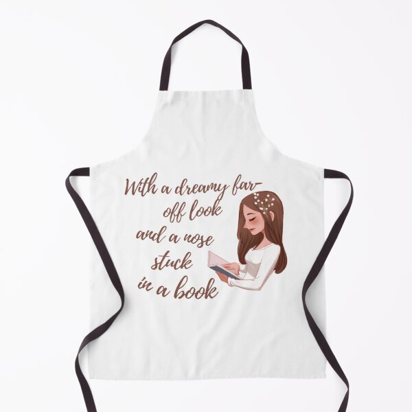 Item preview, With a dreamy far-off look and a nose stuck in a book designed and sold by Simi2020.