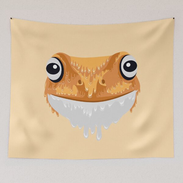 Item preview, Orange Frog grime art designed and sold by AmsaOza.