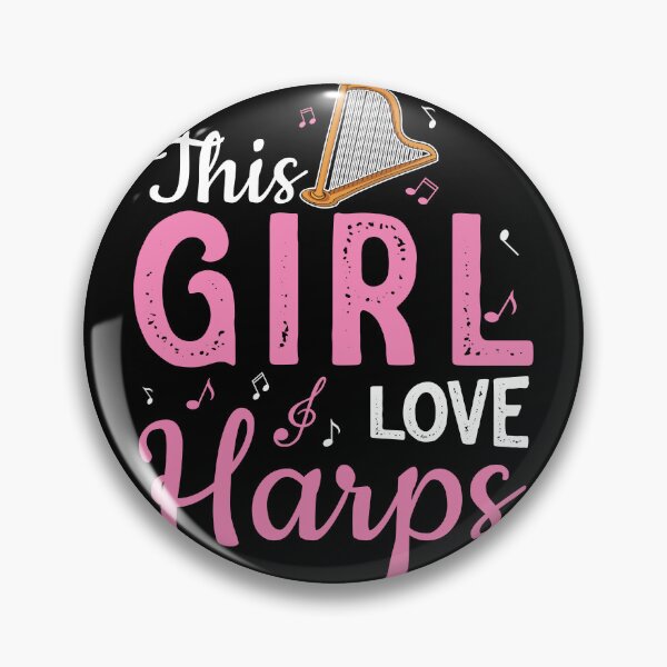 Item preview, This Girl Love Harps Funny Harpist Harp Player designed and sold by StrongShirts.