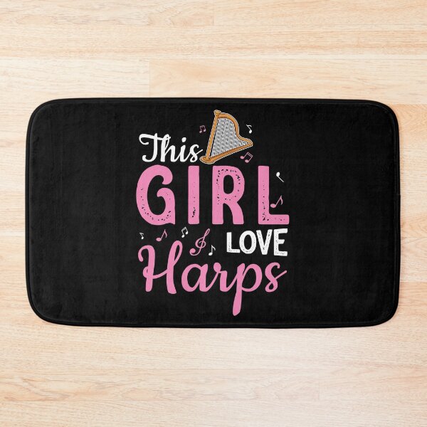 Item preview, This Girl Love Harps Funny Harpist Harp Player designed and sold by StrongShirts.