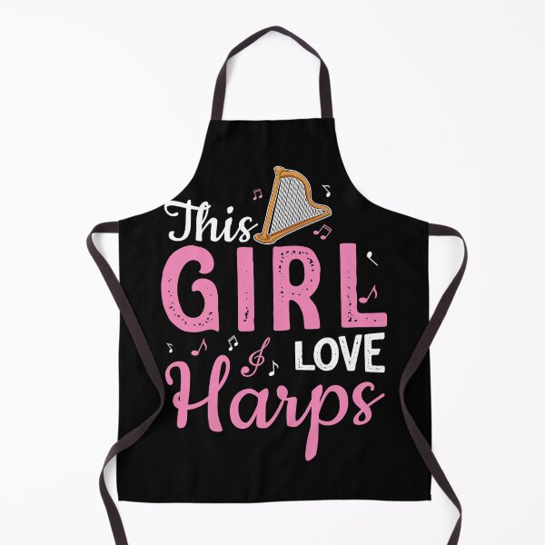 Item preview, This Girl Love Harps Funny Harpist Harp Player designed and sold by StrongShirts.