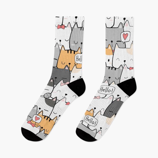 Item preview, Funny seamless pattern kitties designed and sold by franktact.