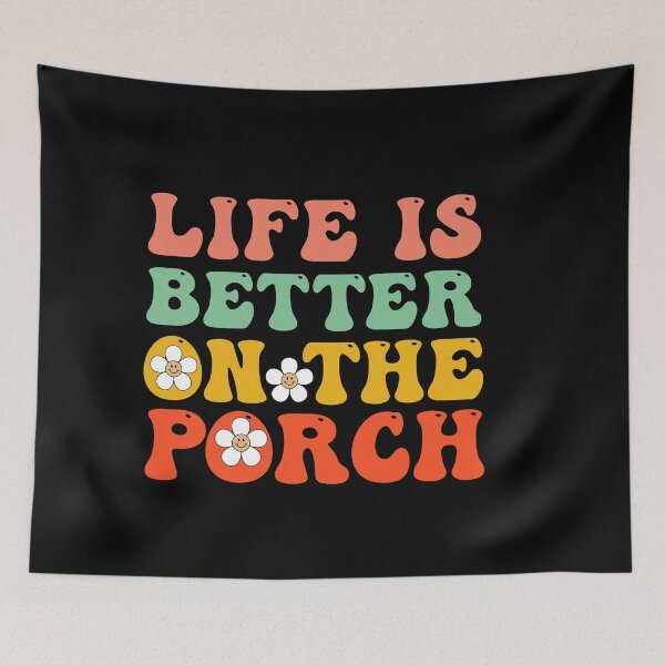 Item preview, Porch Lover Quotes: Life Is Better On The Porch designed and sold by AMINE  ★★★★★.