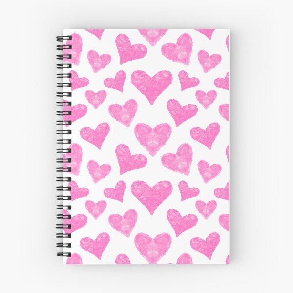 Item preview, Pink heart Watercolor pattern designed and sold by lekoart.