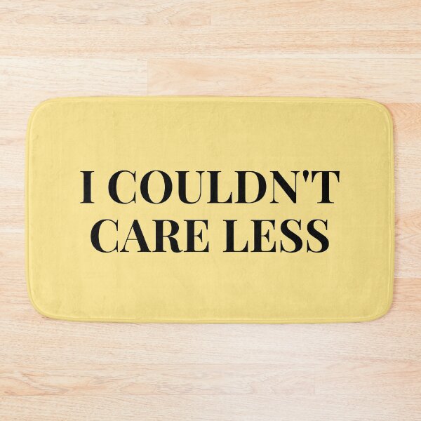 Item preview, I couldn't care less (Yellow) designed and sold by musicora.