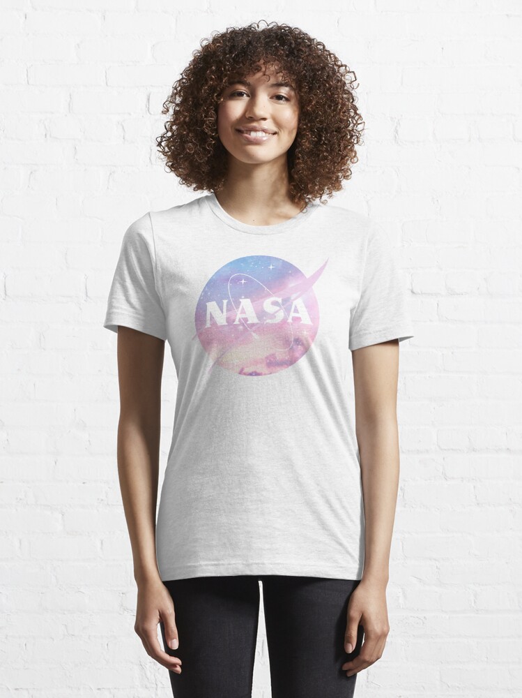 Pink nasa t sales shirt