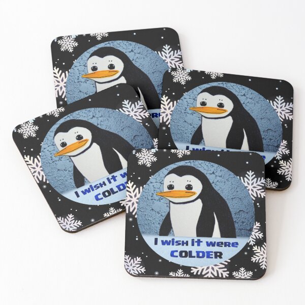 Item preview, I wish it were colder - penguin cool design designed and sold by Dirty-Designs.