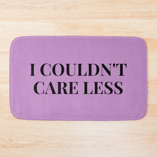 Item preview, I couldn't care less (Purple) designed and sold by musicora.