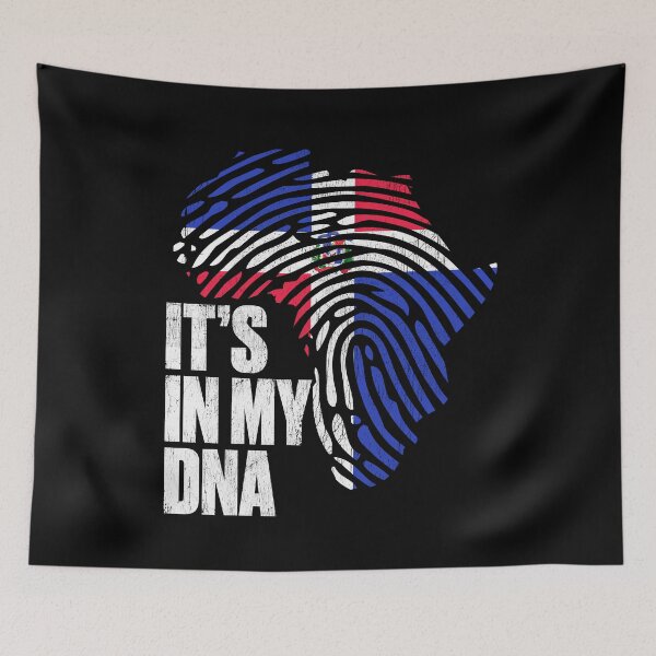 Item preview, Afro-Dominican It's In My DNA Melanin Afro-Latino Latina Dominican Republic designed and sold by QueenOfPrint.