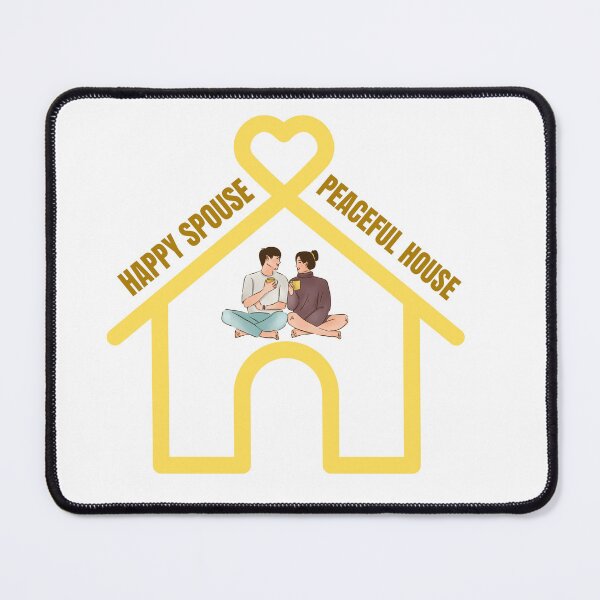 Item preview, Happy Spouse, Peaceful House designed and sold by coolfinds.