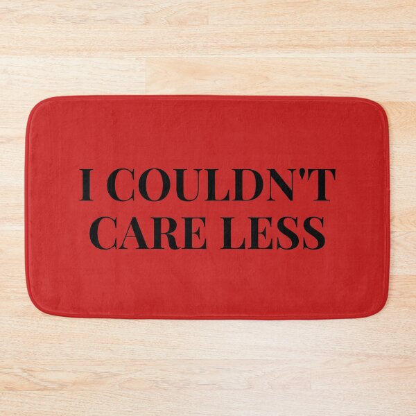 Item preview, I couldn't care less (Red) designed and sold by musicora.