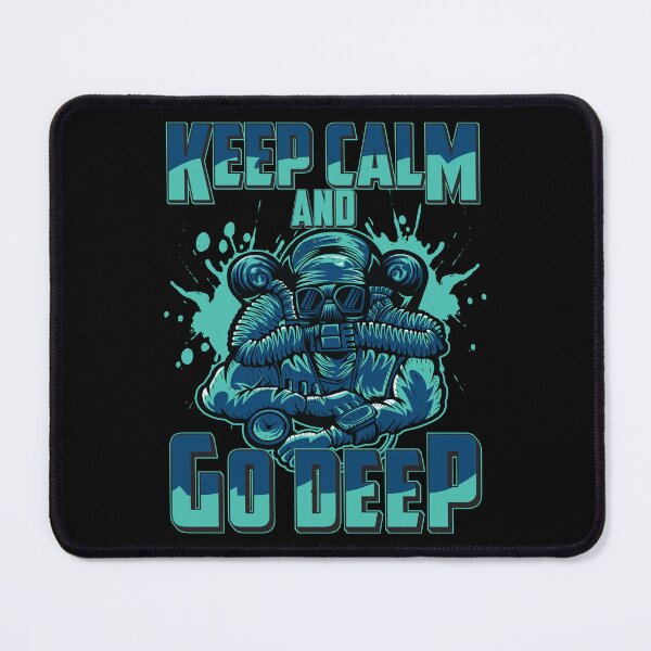 Item preview, Ceep Calm And Go Deep Funny Technical Diving designed and sold by StrongShirts.