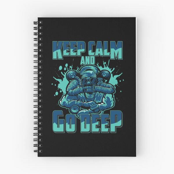 Item preview, Ceep Calm And Go Deep Funny Technical Diving designed and sold by StrongShirts.