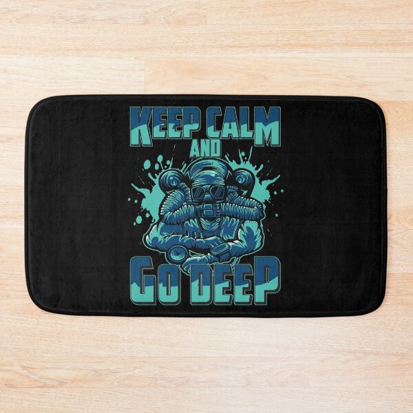 Item preview, Ceep Calm And Go Deep Funny Technical Diving designed and sold by StrongShirts.