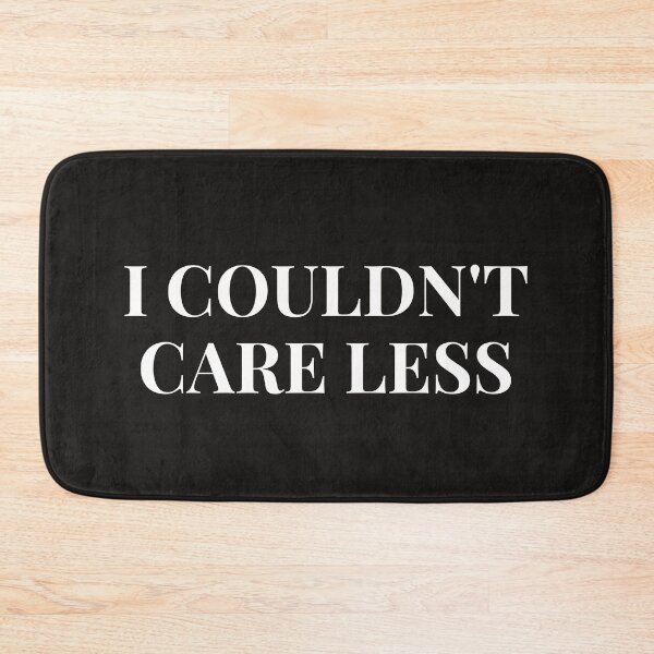 Item preview, I couldn't care less (Black) designed and sold by musicora.
