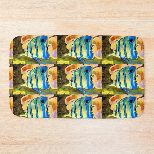 Item preview, Butterfly Fish Painting Art designed and sold by getlyart.