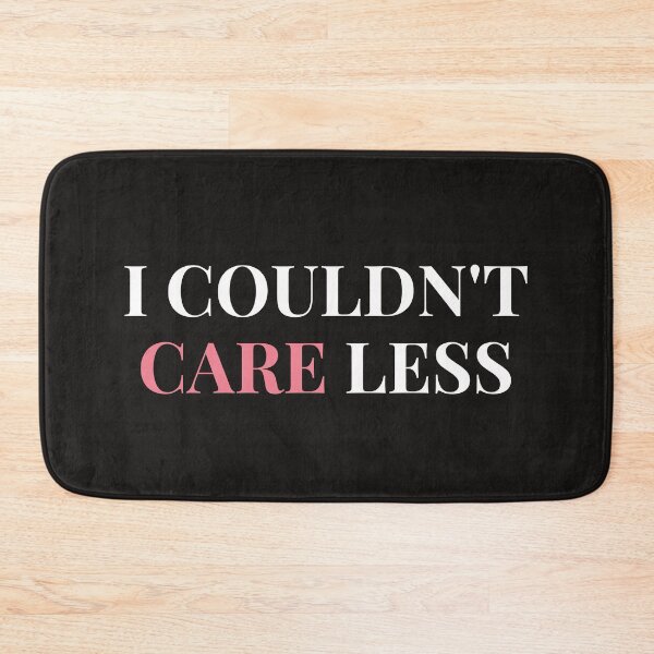 Item preview, I couldn't care less (Black & Rose) designed and sold by musicora.