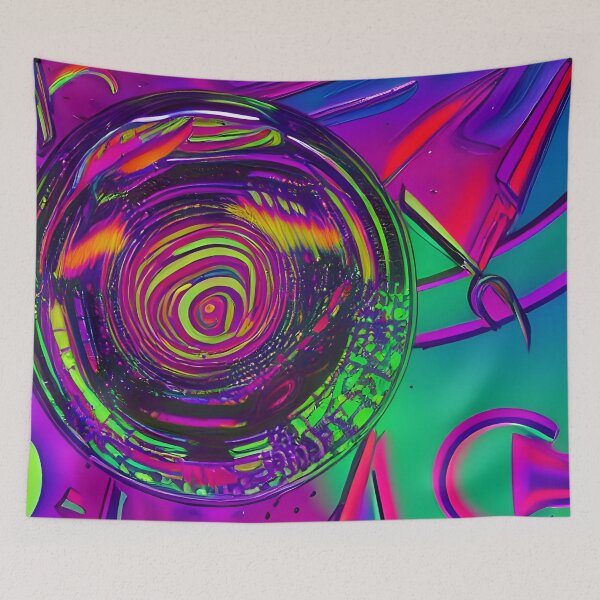 Item preview, 1990's Style Rave Music No.7 - Astral Cosmic AI Illustration designed and sold by Recall-Design.