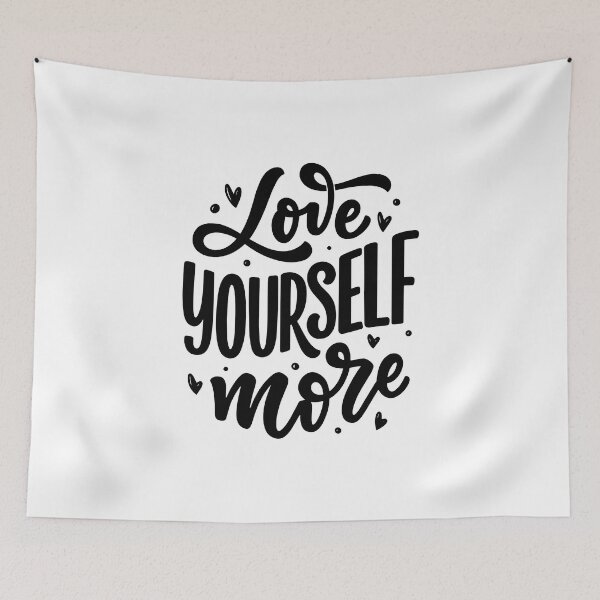Item preview, Love Yourself More (black) designed and sold by Daluyong.