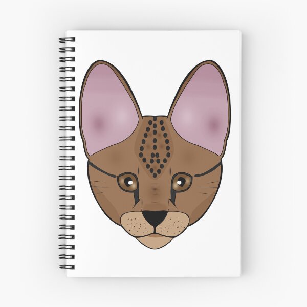 Item preview, Savannah cat face designed and sold by MaxFilms.
