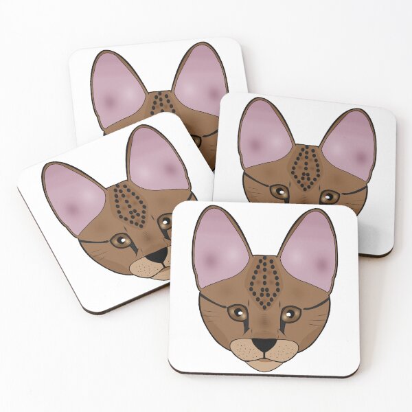 Item preview, Savannah cat face designed and sold by MaxFilms.