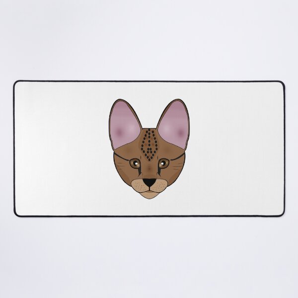 Item preview, Savannah cat face designed and sold by MaxFilms.