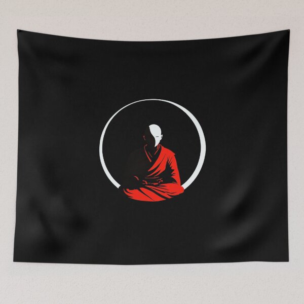 Item preview, Buddhist monk meditating  designed and sold by Christolamber.