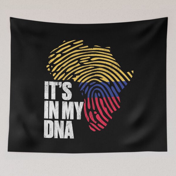 Item preview, Afro-Colombian It's In My DNA Melanin Afro-Latino Latina Colombia designed and sold by QueenOfPrint.