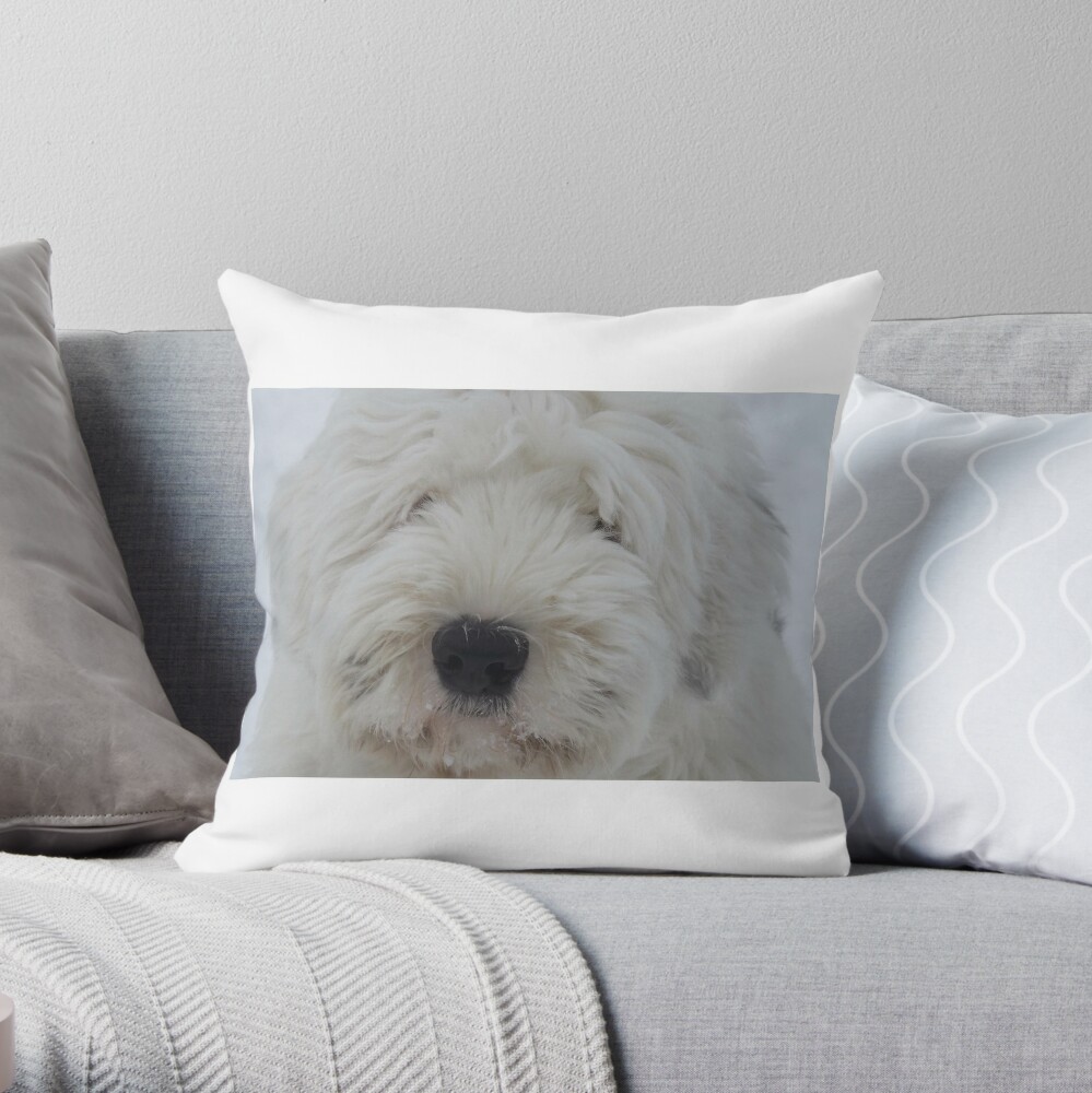 old english sheepdog pillow