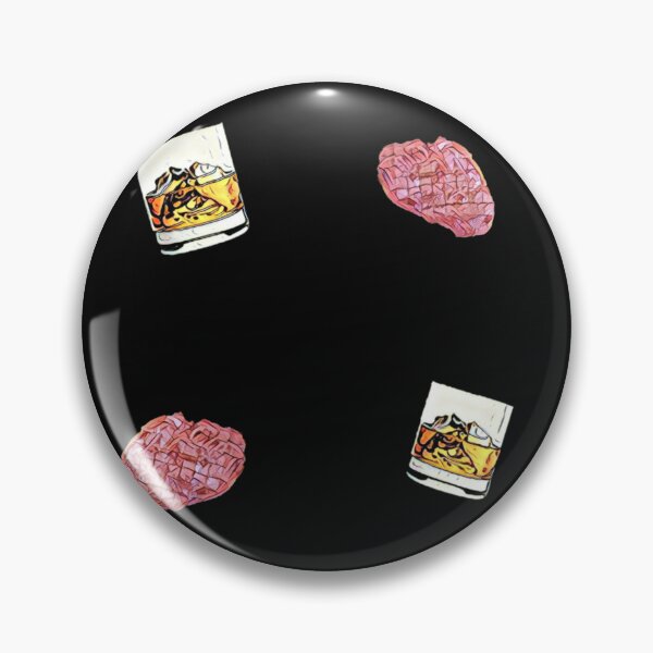 Item preview, Steak and Bourbon Pattern  - Stickers Socks and More designed and sold by Dude  Stuff.