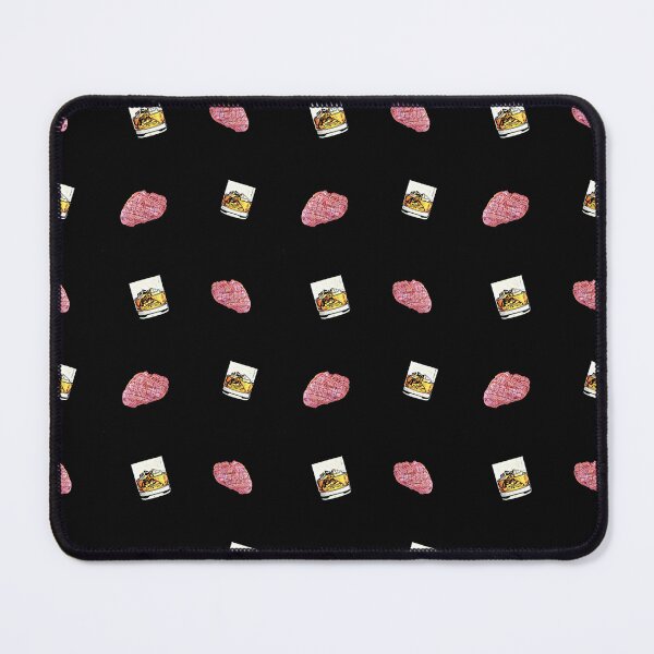 Item preview, Steak and Bourbon Pattern - Stickers Socks and More designed and sold by Dude Stuff.