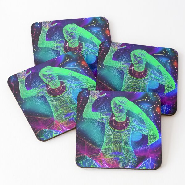 Item preview, Super Star DJ No.1 - Astral Cosmic AI Illustration designed and sold by Recall-Design.